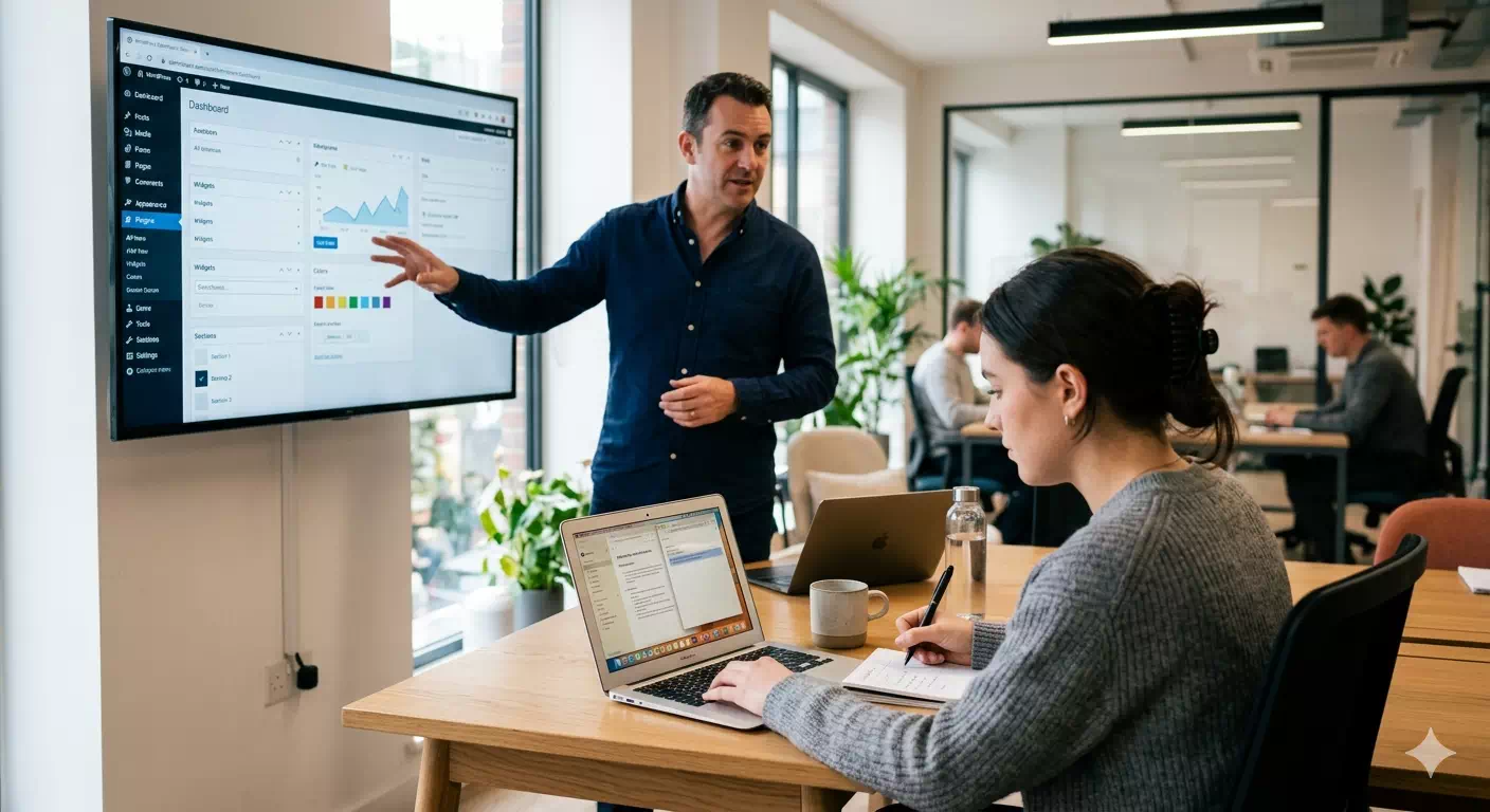 Formation WordPress personnalisée pour PME suisses romandes